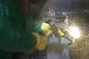 定西消防水池堵漏施工视频